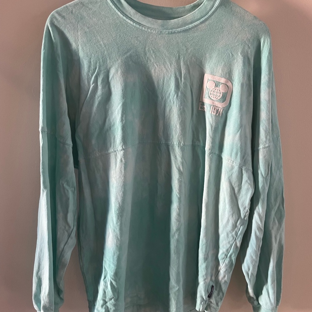 Disney Spirit Jersey Mint Green Long Sleeve Shirt